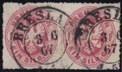 Nr. 0432 - Nachverwendeter Preußenstempel - Breslau / K2