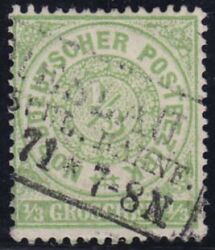 Nr. 0442 - Nachverwendeter Preußenstempel - Breslau Oberschl. Bahnh. / R3