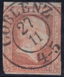 Nr. 0592 - Nachverwendeter Preußenstempel - Coblenz / K2