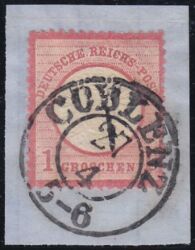 Nr. 0592 - Nachverwendeter Preußenstempel - Coblenz / K2