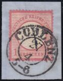 Nr. 0592 - Nachverwendeter Preußenstempel - Coblenz...