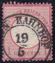 Nr. 0609 - Nachverwendeter Preußenstempel - Coeln Bahnhof / K2