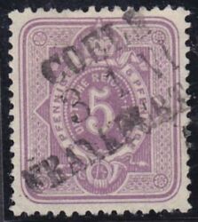 Nr. 0619 - Nachverwendeter Preußenstempel - Coeln-Frankfurt / R2