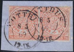 Nr. 0651 - Nachverwendeter Preußenstempel - Cottbus / K2