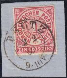 Nr. 0757 - Nachverwendeter Preußenstempel - Deutz / K2