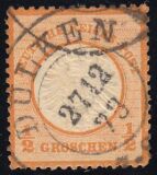 Nr. 0834 - Nachverwendeter Preußenstempel -...