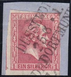 Nr. 0851 - Nachverwendeter Preußenstempel - Düsseldorf-Dortmund / L3
