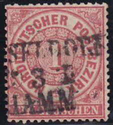 Nr. 0854 - Nachverwendeter Preußenstempel - Düsseldorf-Hamm / L3
