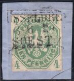 Nr. 0857 - Nachverwendeter Preußenstempel -...