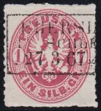 Nr. 0867 - Nachverwendeter Preußenstempel -...