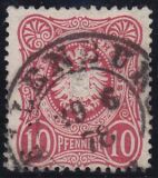 Nr. 0879 - Nachverwendeter Preußenstempel -...
