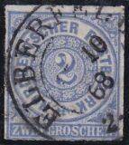 Nr. 0887 - Nachverwendeter Preußenstempel -...