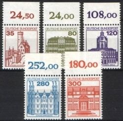 1982  Freimarken: Burgen & Schlösser aus Bogen