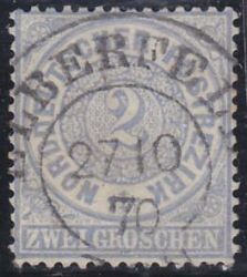 Nr. 0887 - Nachverwendeter Preußenstempel - Elberfeld / K2