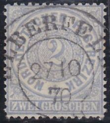 Nr. 0887 - Nachverwendeter Preuenstempel - Elberfeld / K2