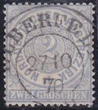 Nr. 0887 - Nachverwendeter Preußenstempel - Elberfeld / K2