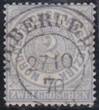 Nr. 0887 - Nachverwendeter Preußenstempel -...