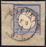 Nr. 0926 - Nachverwendeter Preußenstempel - Erfurt...