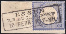 Nr. 0949 - Nachverwendeter Preußenstempel - Essen R. B. Düsseldorf / R3