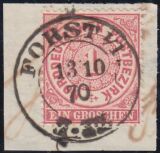 Nr. 0992 - Nachverwendeter Preußenstempel - Forst...