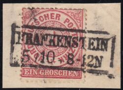 Nr. 0996 - Nachverwendeter Preußenstempel - Frankenstein / R2