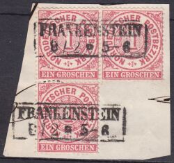 Nr. 0996 - Nachverwendeter Preußenstempel - Frankenstein / R2