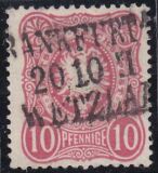 Nr. 1005 - Nachverwendeter Preußenstempel -...