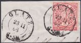 Nr. 1129 - Nachverwendeter Preußenstempel - Glatz / K2