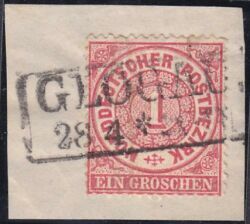 Nr. 1137 - Nachverwendeter Preuenstempel - Glogau / R2