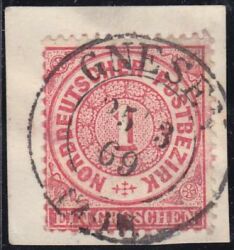 Nr. 1150 - Nachverwendeter Preußenstempel - Gnesen / K2