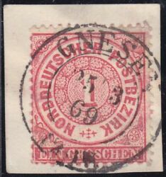 Nr. 1150 - Nachverwendeter Preuenstempel - Gnesen / K2