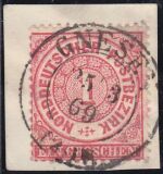 Nr. 1150 - Nachverwendeter Preußenstempel - Gnesen...