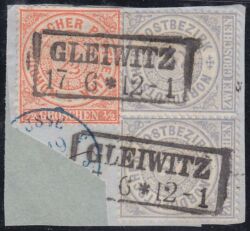 Nr. 1131 - Nachverwendeter Preuenstempel - Gleiwitz / R2