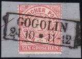 Nr. 1171 - Nachverwendeter Preußenstempel - Gogolin...