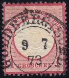 Nr. 1177 - Nachverwendeter Preußenstempel -...