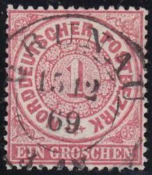 Nr. 1305 - Nachverwendeter Preußenstempel - Grunau / K2