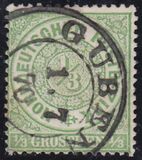 Nr. 1307 - Nachverwendeter Preußenstempel - Gruben / K2