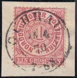 Nr. 1318 - Nachverwendeter Preußenstempel - Guhrau...