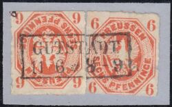 Nr. 1328 - Nachverwendeter Preuenstempel - Gutstadt / R2