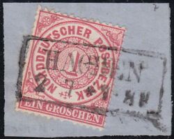 Nr. 1335 - Nachverwendeter Preuenstempel - Hachen / R2