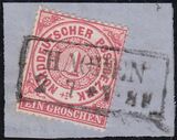 Nr. 1335 - Nachverwendeter Preußenstempel - Hachen / R2