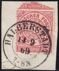 Nr. 1348 - Nachverwendeter Preußenstempel - Halberstadt / K2