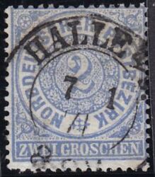 Nr. 1353 - Nachverwendeter Preußenstempel - Halle A./S. / K2
