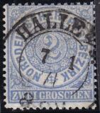 Nr. 1353 - Nachverwendeter Preußenstempel - Halle...