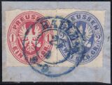 Nr. 1353 b - Nachverwendeter Preußenstempel - Halle...
