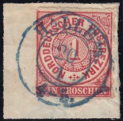 Nr. 1353 b - Nachverwendeter Preußenstempel - Halle A./S. / K2 b