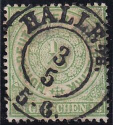 Nr. 1354 A - Nachverwendeter Preußenstempel - Halle A./S. / K2