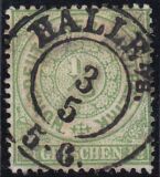 Nr. 1354 A - Nachverwendeter Preußenstempel - Halle...