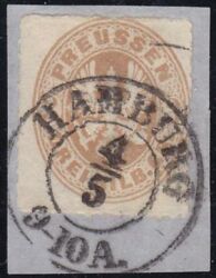 Nr. 1365 - Nachverwendeter Preußenstempel - Hamburg / K2