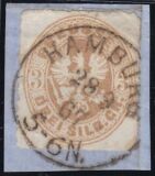 Nr. 1365 - Nachverwendeter Preußenstempel - Hamburg...